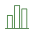 icon of a three bar chart