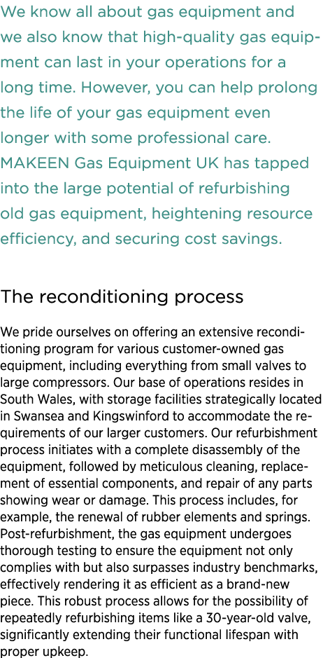 We know all about gas equipment and we also know that high quality gas equipment can last in your operations for a lo...