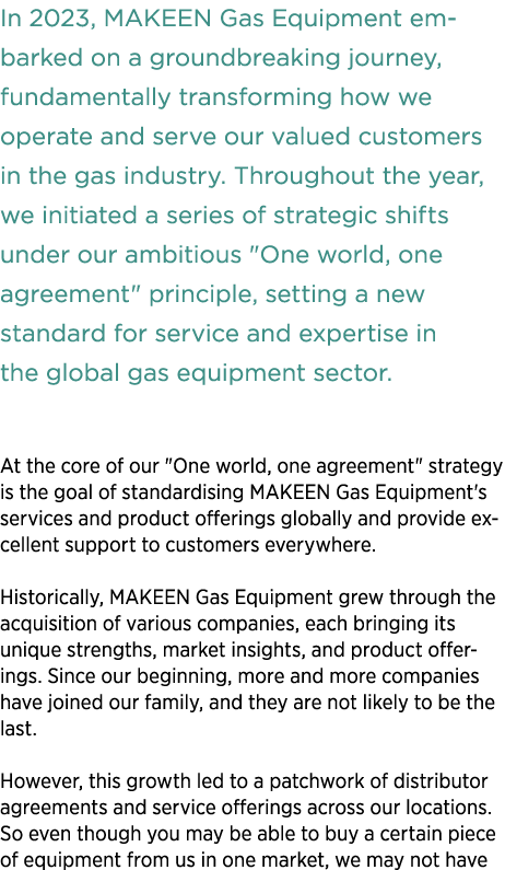 In 2023, MAKEEN Gas Equipment embarked on a groundbreaking journey, fundamentally transforming how we operate and ser...