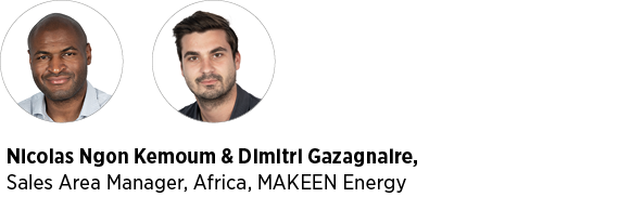 Nicolas Ngon Kemoum & Dimitri Gazagnaire, Sales Area Manager, Africa, MAKEEN Energ