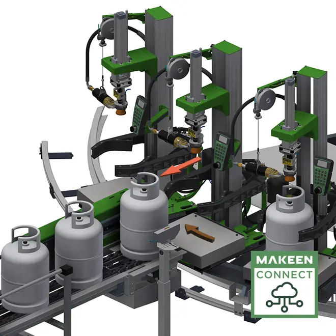 3D illustration of radial outlet arm