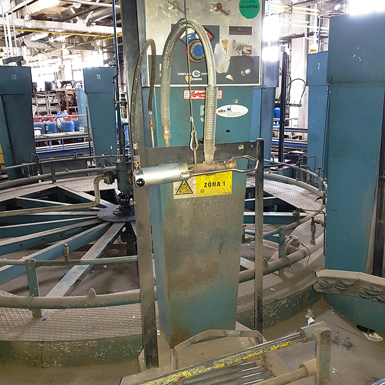 Photo of an old Kosan Crisplant Filling Machine