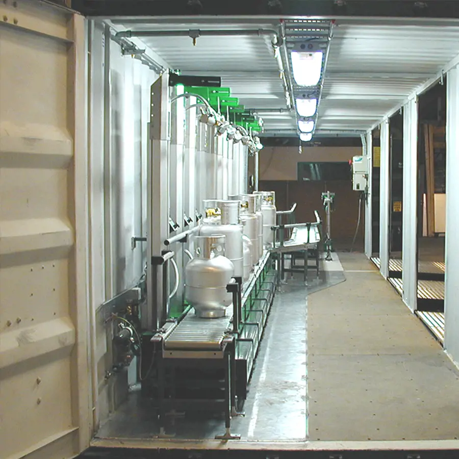 Container filling plants