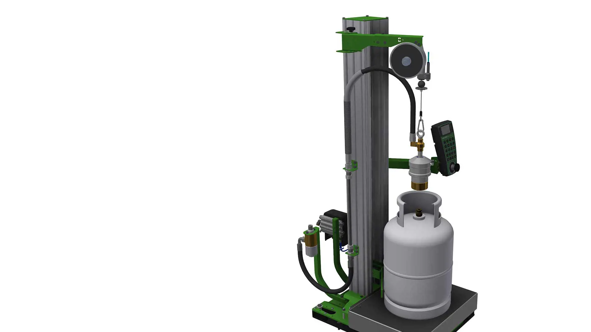 3D illustration of Universal filling machine (UFM)