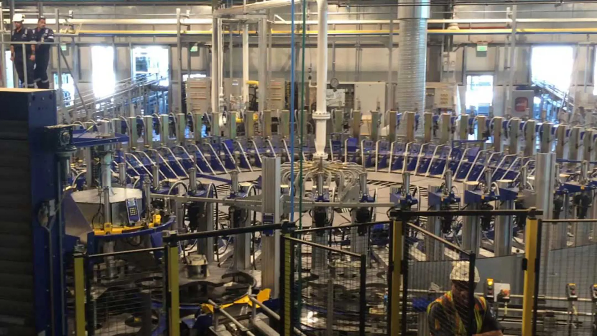 An overview of a filling plant