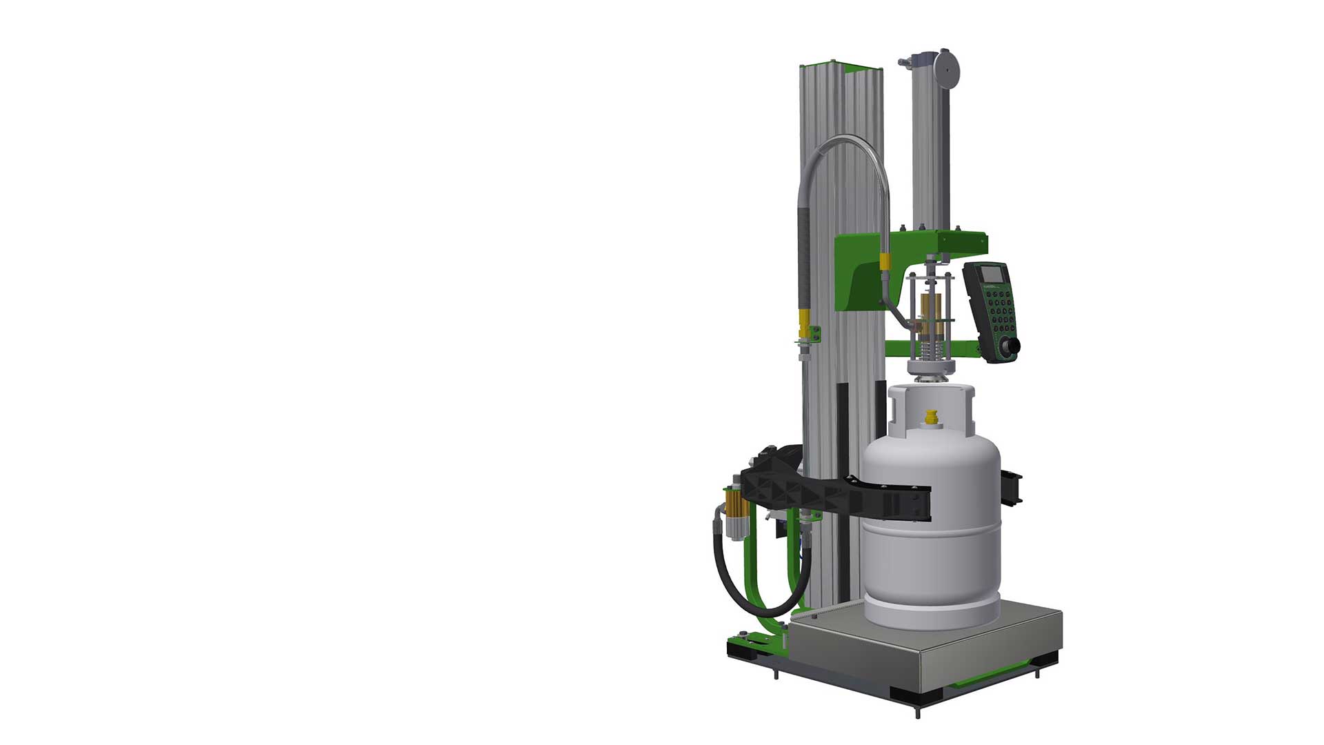 3D illustration of Universal filling machine (UFM)