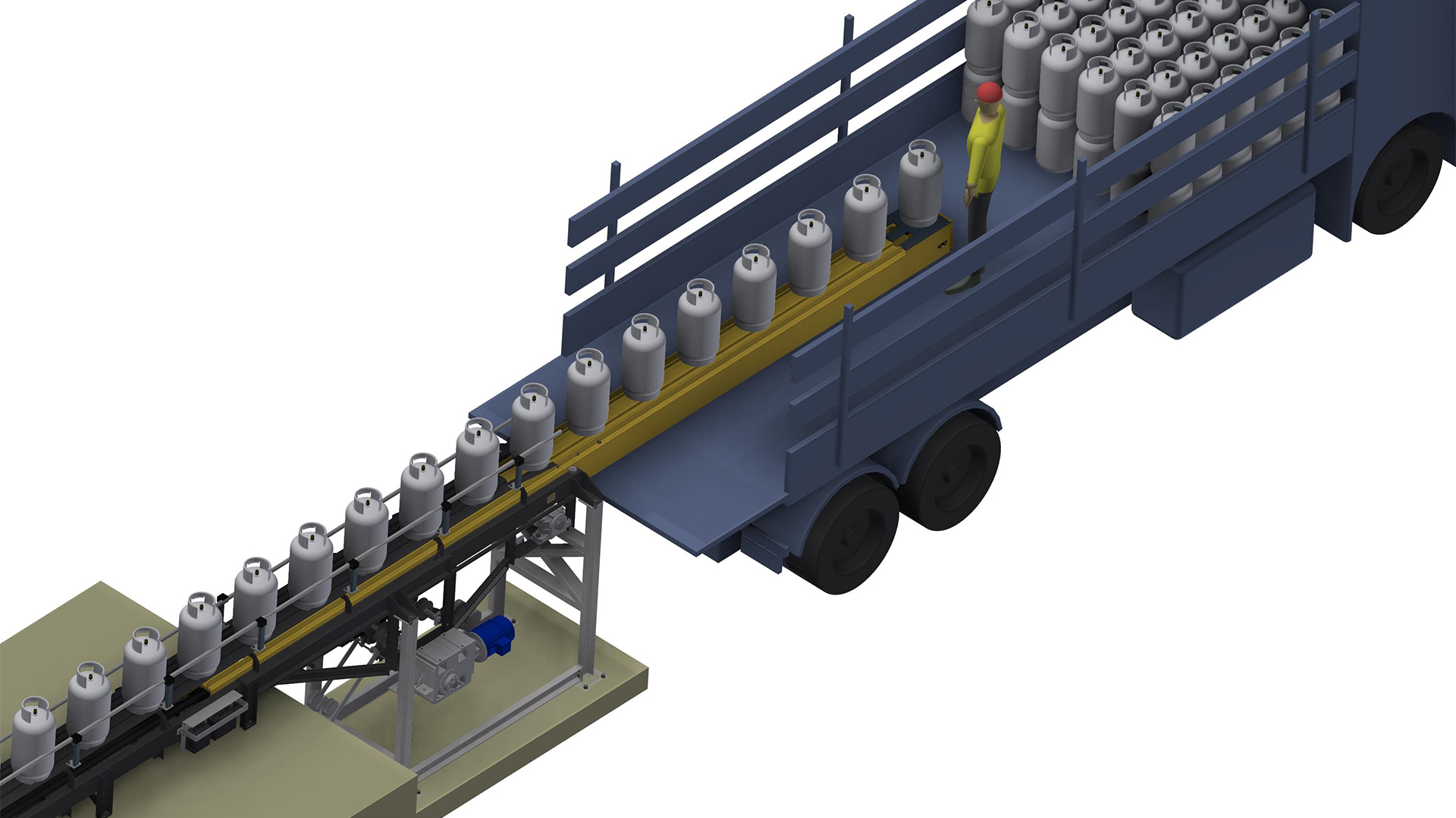 illustration of Telescopic Conveyors