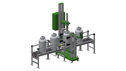 3d illustration of Valve opener/closer for screw valves