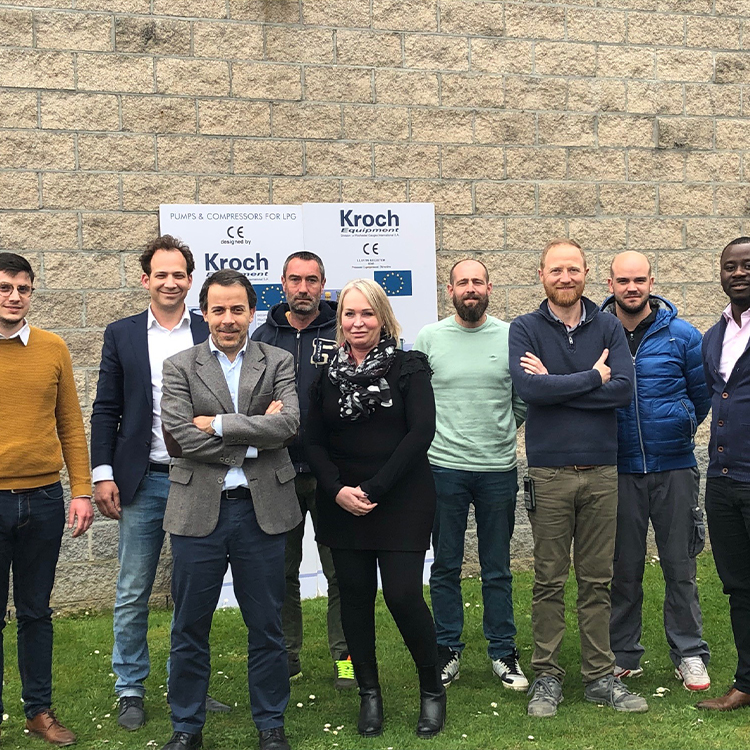 Group photo of KROCH Equipment staff 