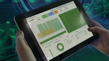Screen image of our Industry 4.0 Digital Solution