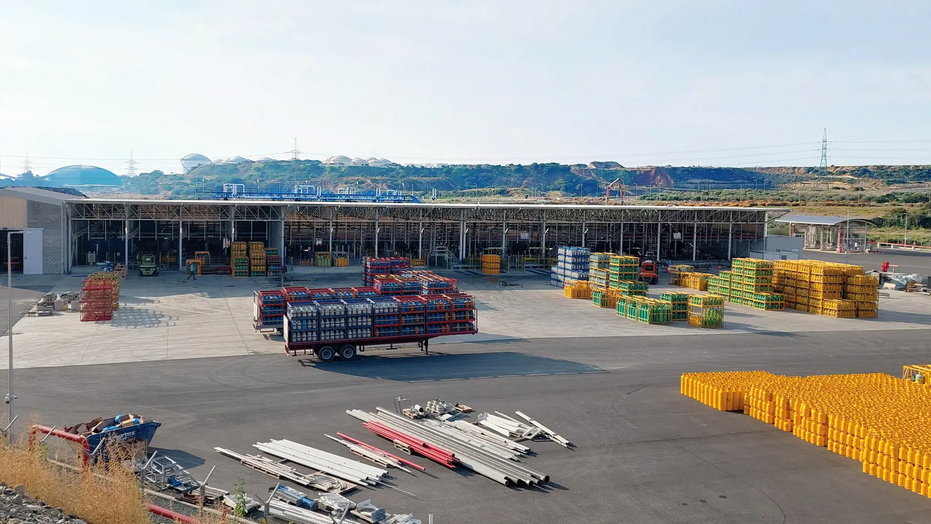 Panorama view of the VLPG filling plant