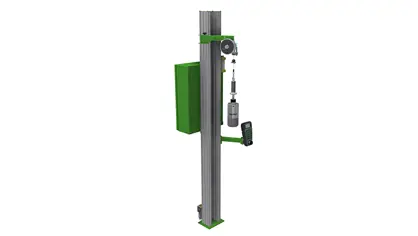 3D illustration of valve leak detector manual stand-alone