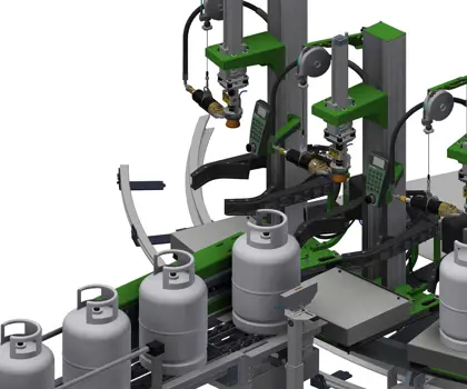 3D illustration of radial outlet arm