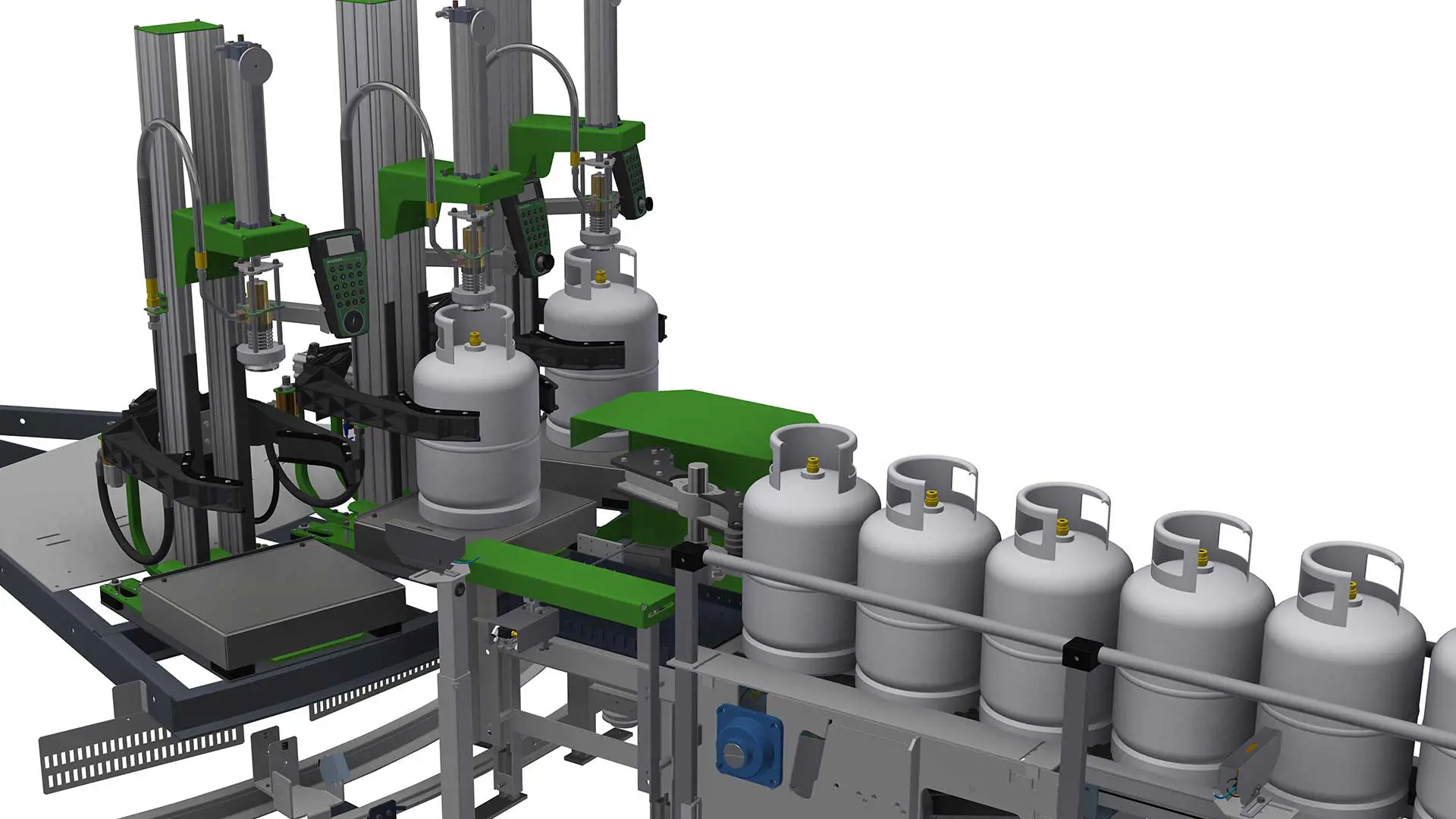 3D illustration of radial inlet mill