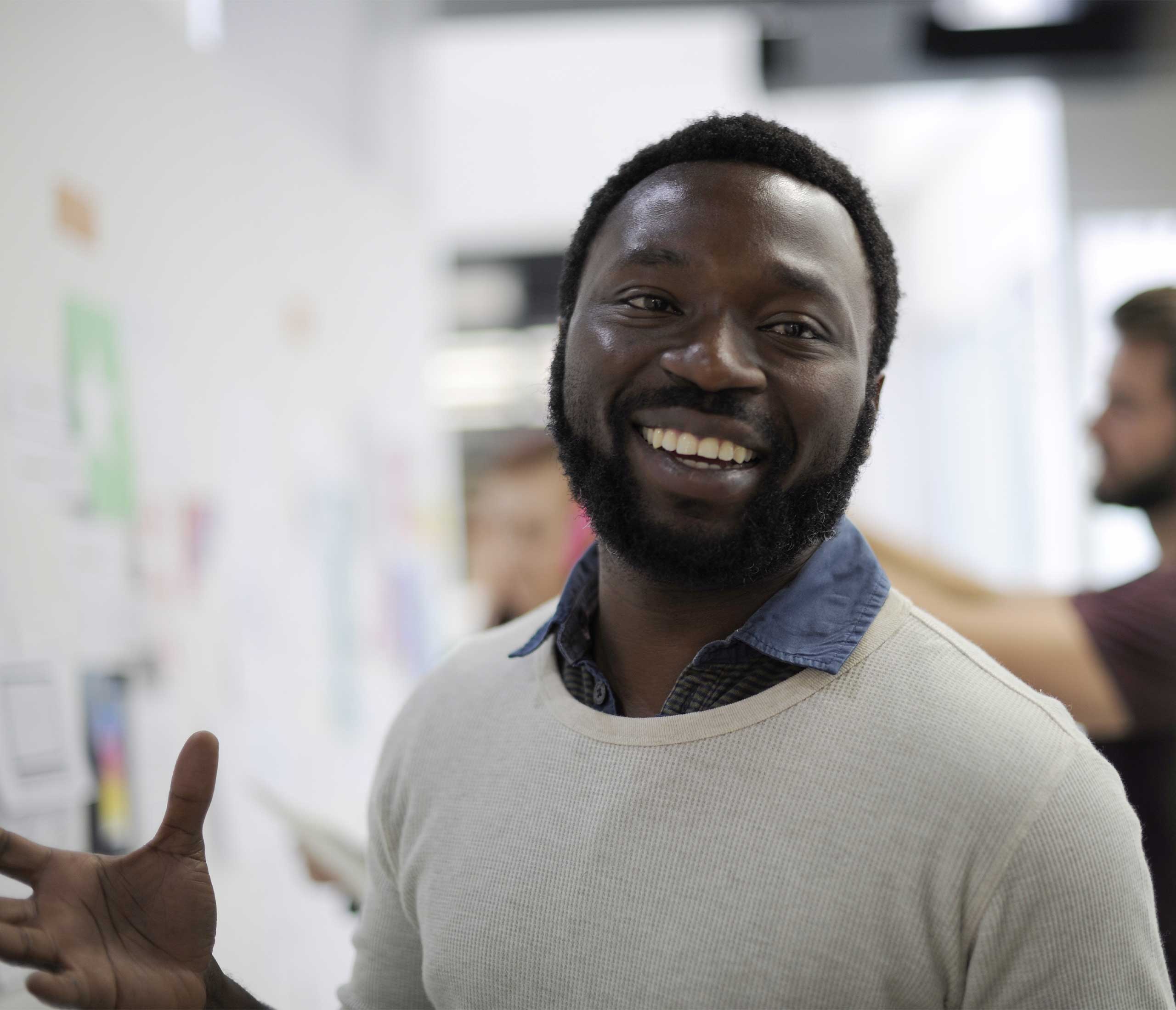 image of a smiling man