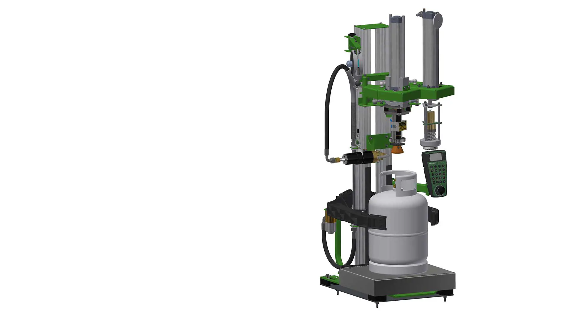 3D illustration of Universal filling machine (UFM)