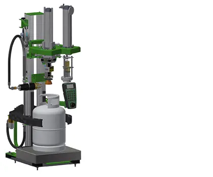 3D illustration of Universal filling machine (UFM)
