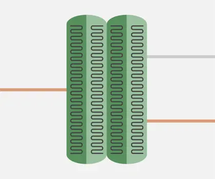 illustration of condensation part
