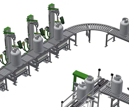 Image of Roller conveyor system