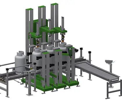 3D illustration of valve leak detector