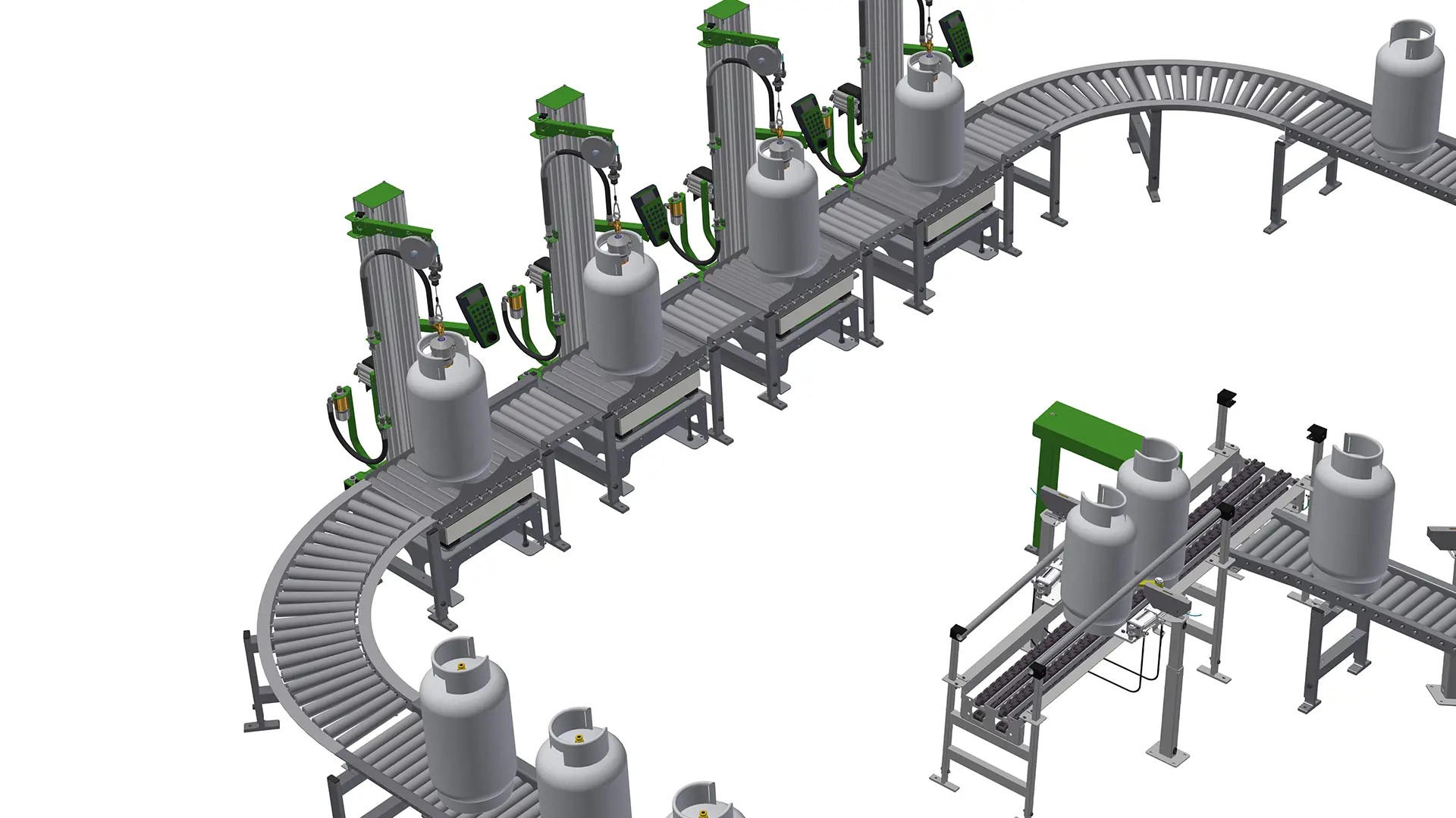 Image of roller conveyor system
