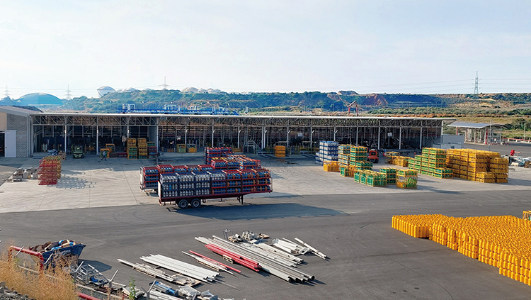 An image overlooking the VLPG plant in Cyprus
