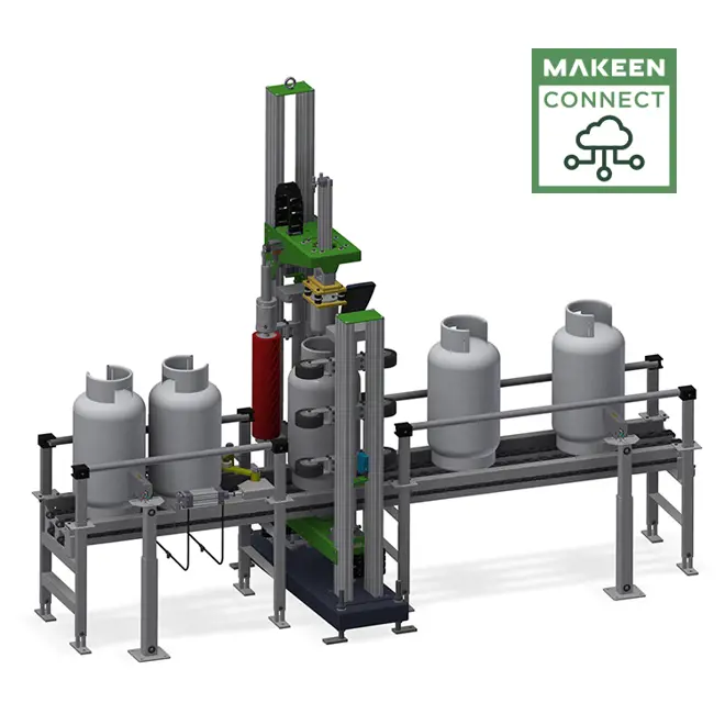 3d illustration of Cylinder orientation machine