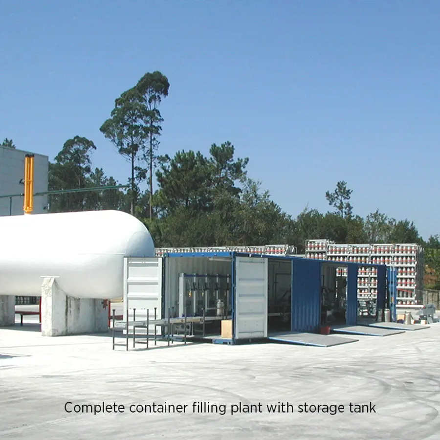 Container filling plants