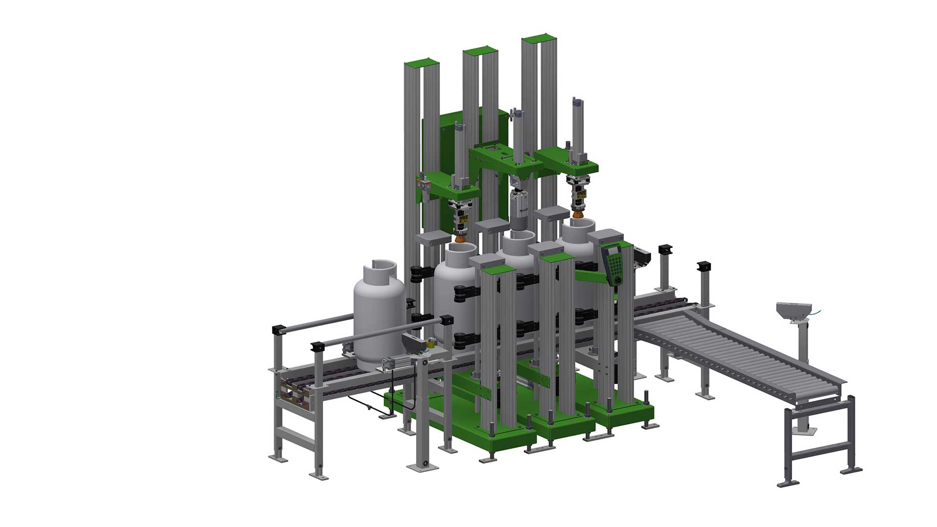 3D illustration of valve leak detector