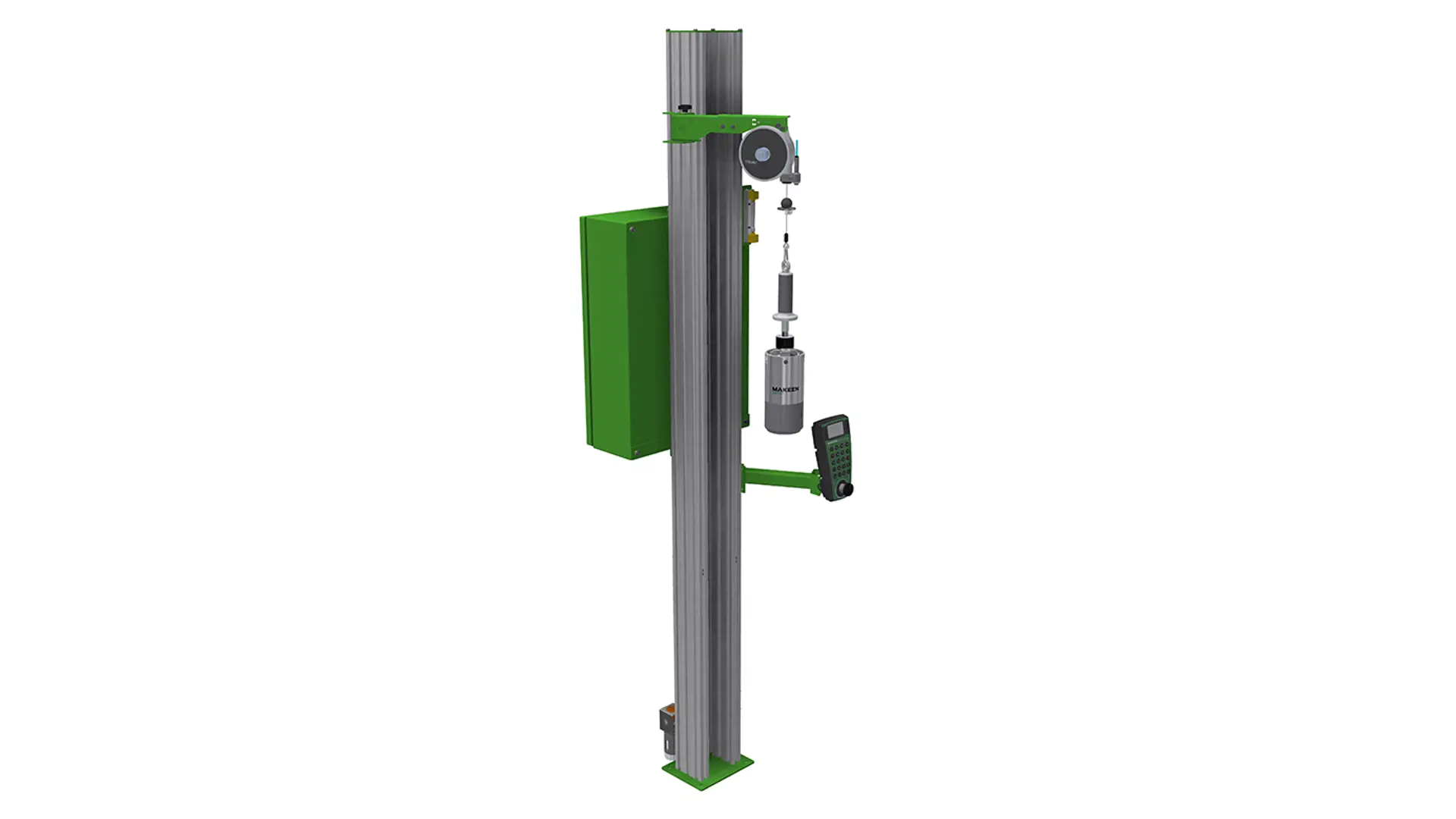 3D illustration of valve leak detector manual stand-alone