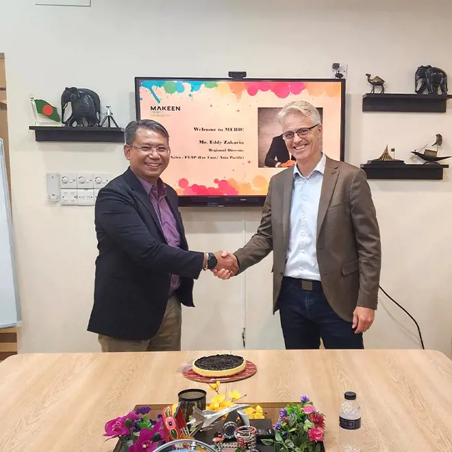 New Regional Director in Bangladesh photo of Eddy and Lars