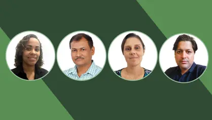 Photos of the employees that celebrate 10 years at MAKEEN Energy