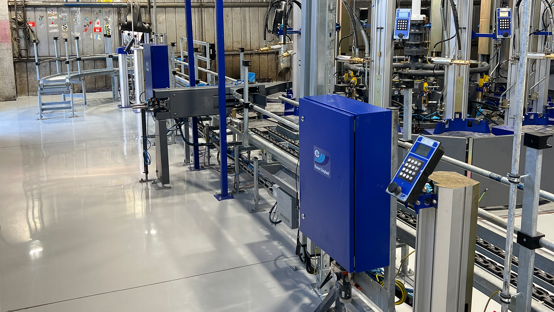 Photo of a new Kosan Crisplant Filling Line at Probugas
