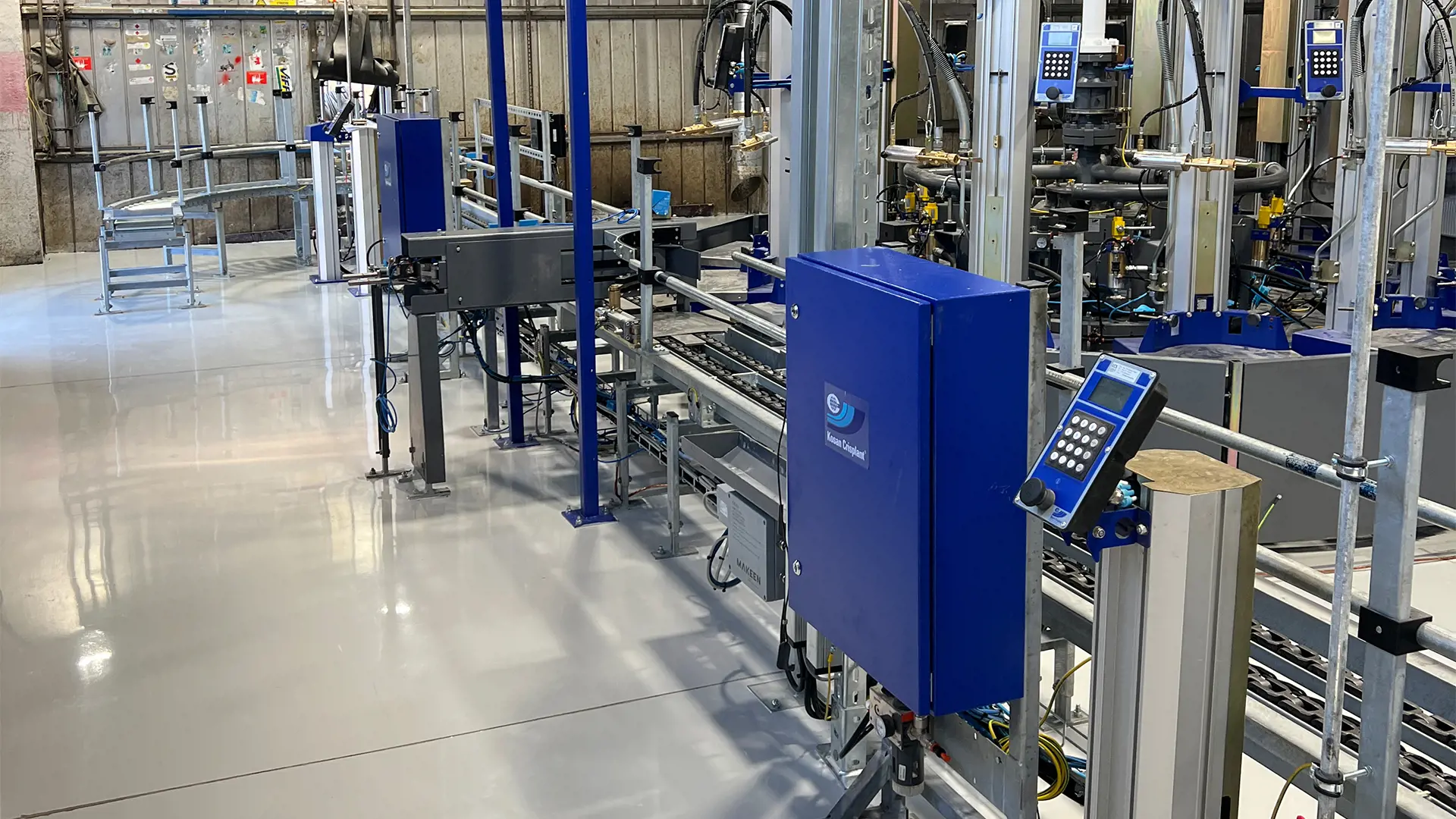 Photo of a new Kosan Crisplant Filling Line at Probugas