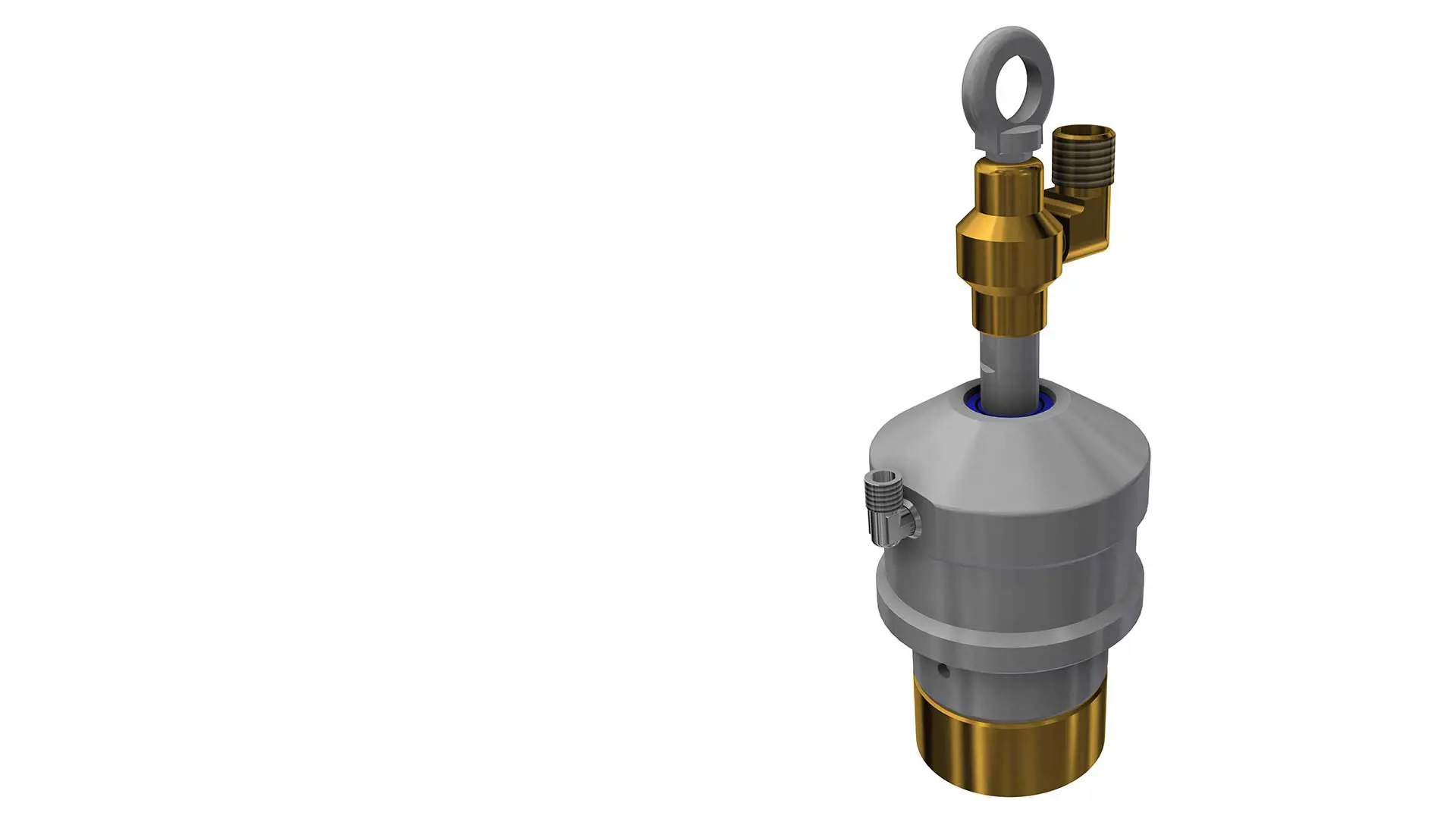 3D illustration of semi-automatic filling head for centre valves